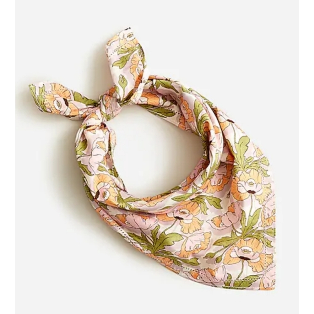 11. J.Crew Square scarf in Liberty® print - Picture 3 of 6